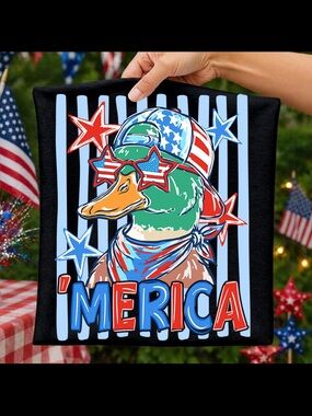 🇺🇸YOUTH ‘Merica Patriotic Duck Graphic Tee 🇺🇸